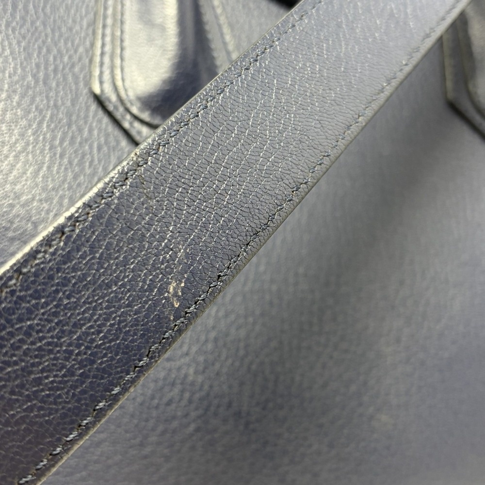 Givenchy Antigona‎ Silver Hardware Shoulder Bag Medium Blue Leather - Picture 15 of 16